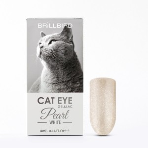 Cat eye Pearl White